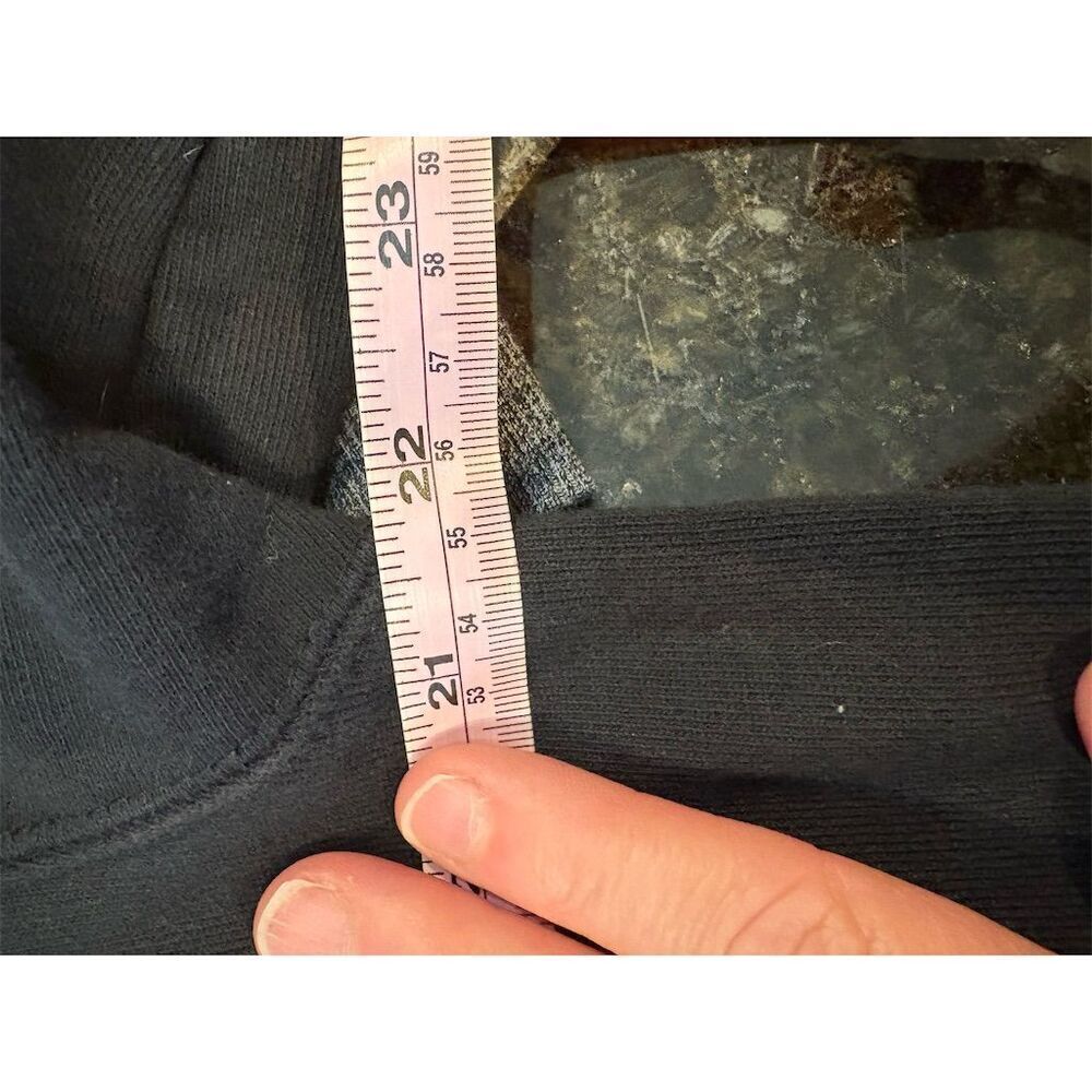 Finatics Unisex Black Hoodie M "Sharks Just Wanna Have Fins" Graphic - Picture 8 of 9